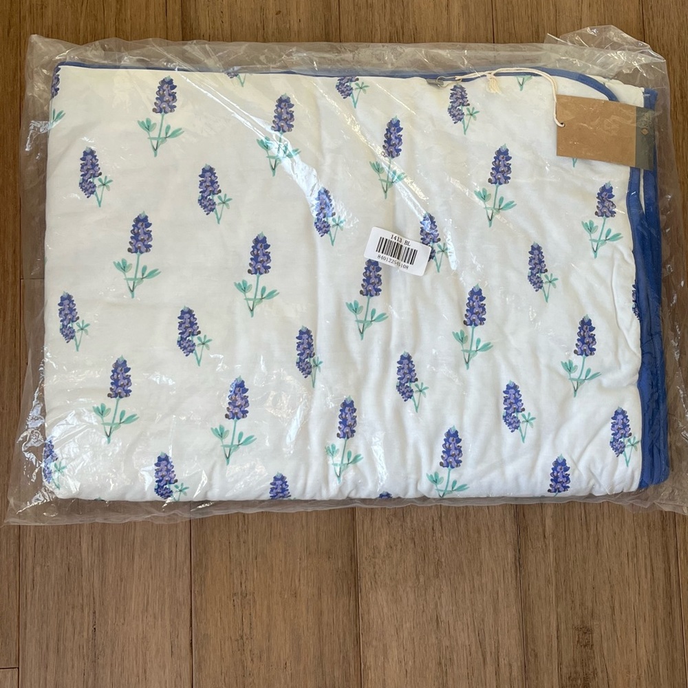 Kyte Baby Bamboo Toddler Blanket- Blue Bonnet